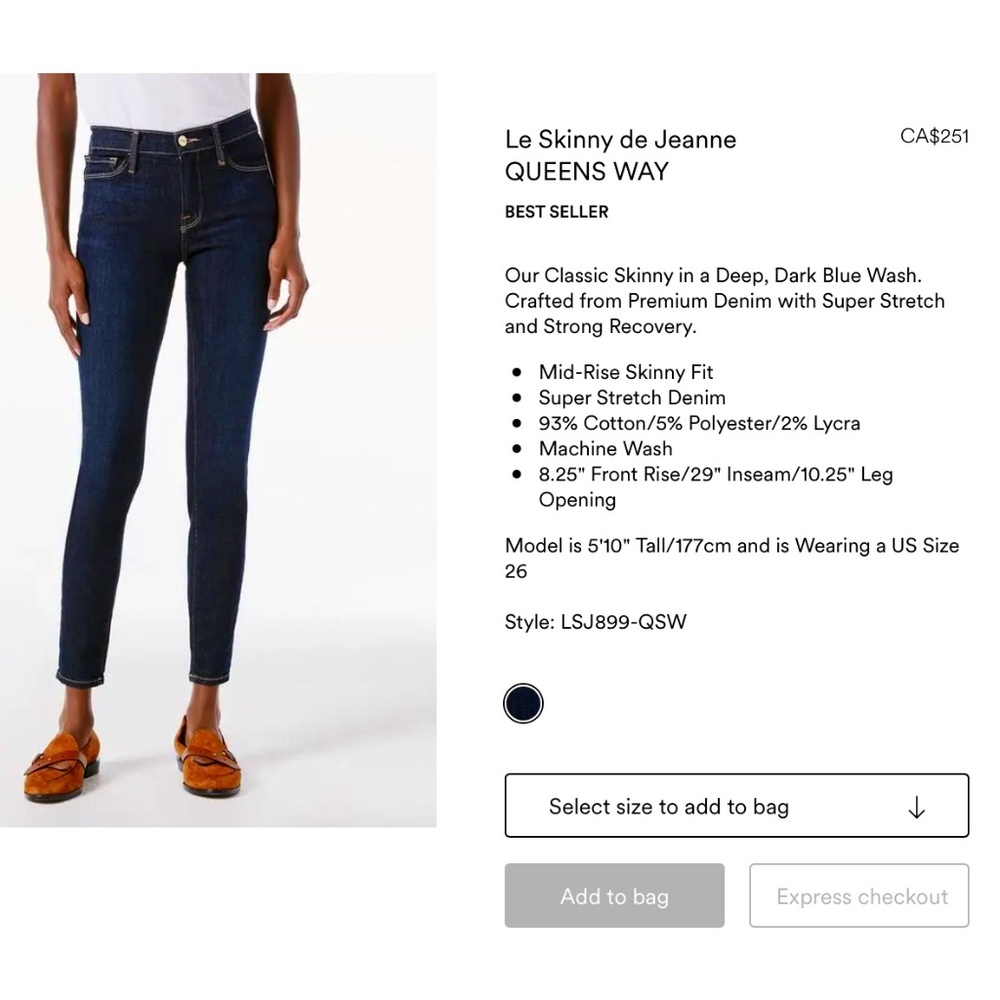 Frame Denim jeans